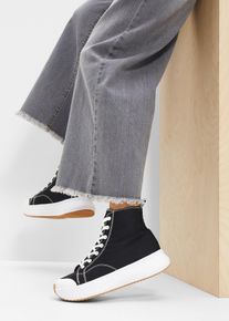 High-Top-Sneaker mit Plateausohle in schwarz, Gr&ouml;sse 38, bonprix