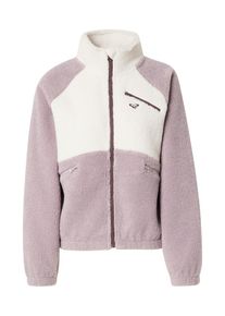 Roxy Funktionsfleecejacke Damen, lila / wei&szlig;, Gr&ouml;&szlig;e M