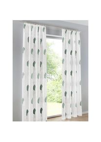 HEINE HOME, HEINE HOME Gardine Multifunktionsband 1 Stk. tlg., salbei, Polyester, Universalzugband