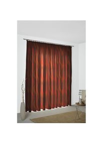 WIRTH, Vorhang &raquo;Lupara&laquo; Multifunktionsband 1 Stk. tlg., rot, Jacquard, Baumwolle, Polyester