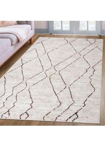 Teppich »Smilla« rechteckig 9 mm Höhe mit besonders weichem Flor, Kurzflor, moderne Berber Optik, Boho , beige , my home , Obermaterial: 100%...
