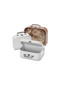 Folia , Aufbewahrungsbox »Papp-Schachtel Koffer,« , 2-teiliges Set