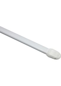 Scheibenstange »Vitragestange« Ø 11 mm 1 läufig-läufig ausziehbar Serie Vitragestange flachoval Ø 11 mm, 2er-Set , weiss , Gardinia