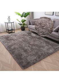 my home Hochflor-Teppich »Micro Shaggy, aus weicher Mikrofaser« rechteckig 53 mm Höhe weich, flauschig, Uni-Farben, Wohnzimmer, Schlafzimmer, Kinderzimmer...