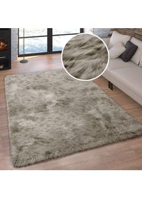 my home, my home Hochflor-Teppich &raquo;Valeria, Fellteppich, kuschelig, flauschig&laquo; rechteckig 60 mm H&ouml;he Kunstfell, weiche Teppiche, Wohnzimmer, 