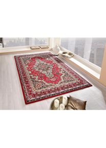 Teppich »Oriental, Made in Belgium« rechteckig 7 mm Höhe Orient-Optik, mit Bordüre, Teppich, Kurzflor, Weich, Kundenliebling , rot , my home ,...