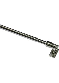 Scheibenstange »Cafehausstange Metall« Ø 12 mm 1 läufig-läufig ausziehbar Serie Caféhausstange California Ø 12 mm , grau , Gardinia