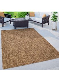 Teppich »Venezia« rechteckig 4 mm Höhe In- und Outdoor geeignet, Sisal-Optik, Wetterfest & UV-beständig , braun , Bruno Banani , Obermaterial: 100%...