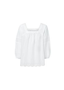 Tchibo - Bluse mit Stickerei - Damen - Gr. 48 - weiss