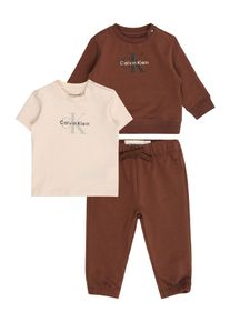 Calvin Klein Jeans, Gar&ccedil;ons Set, &eacute;cru / chocolat / noir / blanc
