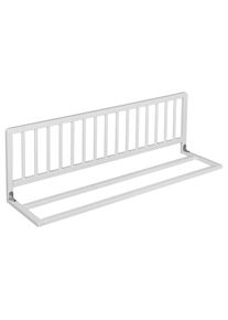 My Baby Lou Bettschutzgitter , Weiss , Holz , Buche , vollmassiv , 30x38x118 cm , Babysicherheit, Bettschutzgitter