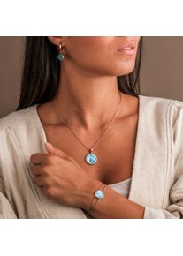 Holzkern Armbänder Damen Rosé und Perlmutt