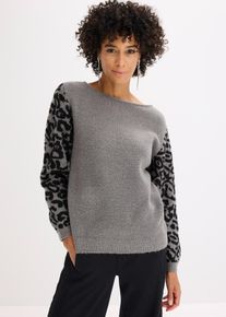 Pullover in grau, Gr&ouml;sse 44/46 (L), bonprix