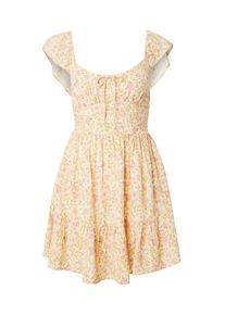 Billabong, Femmes Robe 'SWEET BOUQUET', marron / jaune clair / violet / rose pastel