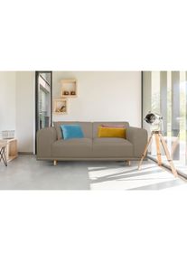 2-Sitzer »Maroon« in skandinavischem Design, mit losen Kissen , beige , GOODproduct