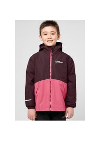 Jack Wolfskin , Kinder , 3-in-1-Funktionsjacke »ICELAND 3IN1 JACKET K« mit Kapuze , pink , 3in1-Jacke