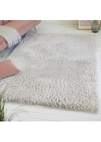 Hochflor-Teppich »Josetta, auch als Läufer erhältlich« rechteckig 50 mm Höhe Langflor, Shaggy, dichter weicher Hochflor, uni farben, Wohnzimmer ,...