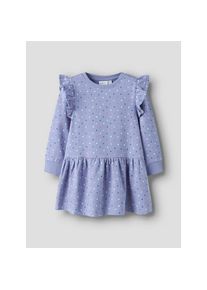 name it, Unisex, Minikleid &raquo;NMFOEANA LS SWE DRESS BRU PB&laquo;, lila impression, 116, N-Gr, Kurzes Kleid von name it f&uuml;r Unisex
