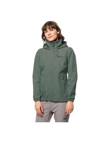 Jack Wolfskin, Unisex, Funktionsjacke &raquo;STORMY POINT 2L JKT W&laquo; mit Kapuze Wasserdicht, winddicht, &Uuml;bergangsjacke, oliv, XXL, Funktionsjacke von Jack 
