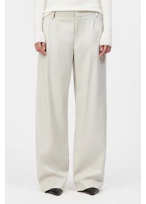 Drykorn JEALOUS Bundfaltenhose mit Barrel-Leg in Flanell in beige, Größe 29x34