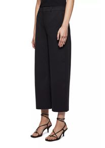 Drykorn SOUGHT Hose mit Barrel-Leg in Punto Milano Jersey in schwarz, Größe 29x34