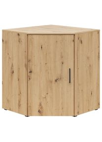 Eckkommode , Eiche Artisan , Kunststoff , 2 F&auml;cher , 71.5x83x71.5 cm , FSC MIX , Typenauswahl, Beim&ouml;bel erh&auml;ltlich, stehend , Kleinm&ouml;bel, Kommoden, Kommoden