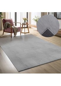 Designteppich »Zoelle 3D Optik/Hoch-Tief Effekt« rechteckig 8 mm Höhe mit Anti-Rutsch-Rücken, angenehm weich, Teppich Wohnzimmer Boho Design ,...