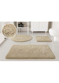 Badematte »Kaarin« Höhe 30 mm rutschhemmend beschichtet schnell trocknend Badteppich, getuftet, flauschig, hochflor, grosse Farbauswahl ,...