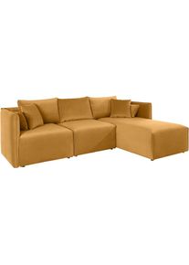 Ecksofa »Nöre L-Form« 3 Teile, in vielen Bezugsqualitäten und Farben. Modulteile s. "Nöre" , goldfarben , GOODproduct