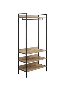 GOODproduct , Garderobenschrank »Tayler« Melamin-Tischplatte, pulverbeschichtetem Metallgestell, Höhe 180 cm , Die pflegeleichte...