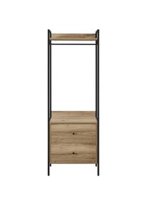 GOODproduct , Garderobenschrank »Tayler« Melamin-Tischplatte, pulverbeschichtetem Metallgestell, Höhe 180 cm , Die pflegeleichte...