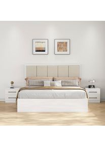 Nachtkommode »Sylt Bestseller, 2 Schubladen mit viel Stauraum – Ordnung & Eleganz.« Spar-Set, modernes Hochglanz Nachtschrank Set (2 Stück)...