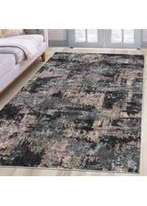 Teppich »Janory, Marmor-Optik« rechteckig 9 mm Höhe mit besonders weichem Flor, Kurzflor, modernes Design , grau , GOODproduct , Obermaterial: 100%...