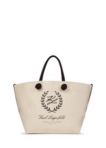 K by KARL LAGERFELD Karl Lagerfeld Strandtasche 'Hotel' Damen Gr&ouml;&szlig;e One Size beige / schwarz