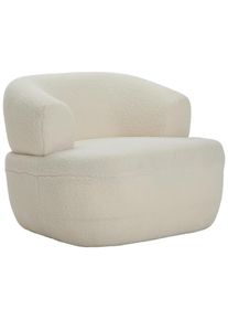 CARRYHOME Sessel , Creme , Textil , 82x64x80 cm , Wohnzimmer, Sessel, Sessel