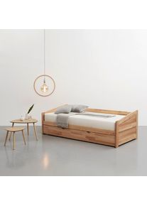 Livetastic Ausziehbett , Buchefarben , Holz , Kernbuche , massiv , 90x200 cm , Baby- und Kinderm&ouml;bel, Kinder- & Jugendzimmer, Kinderbetten, Ausziehbetten