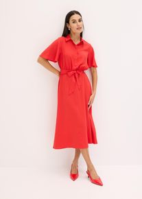 Blusenkleid in rot, Gr&ouml;sse 46, bonprix