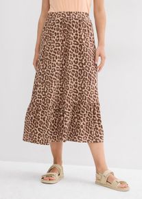 Jersey-Rock aus Viskose-Mix in grau, Gr&ouml;sse 48/50 (XL), bonprix