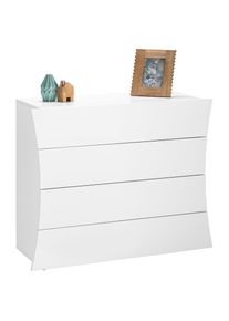 Inosign , Kommode »Arco« Breite 90 cm , weiss , 4 Schubkästen