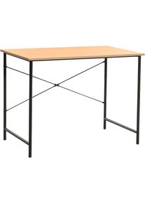 Schreibtisch »TALIA« Computertisch, stabiles Metallgestell, Breite 100 cm , braun , Inosign