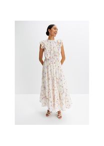 bonprix , Maxikleid Maxikleid aus reiner Baumwolle , Maxikleid aus reiner Baumwolle für angenehmen Tragekomfort