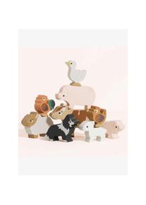 Letoyvan jeu d'adresse Bauernhof Stapeltiere beige