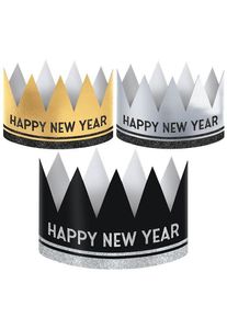 Amscan 12 New Year Party Kronen