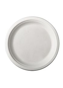 Papstar 12 Runde Zuckerrohr Teller Tosca 23cm