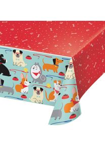 Hunde Party Tischdecke 2,59 x 1,59m