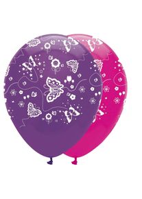 6 palloncini Fata dei Fiori 30 cm