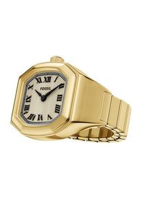 Fossil Ringuhr 'HARLOW' Damen, ecru / gold / grau / schwarz, Größe One Size