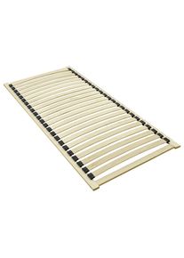 Mid.you Lattenrost , Holz, Kunststoff, Holzwerkstoff , Buche,Buche , 90x200 cm , nicht verstellbar, alternative Grössen erhältlich , Schlafzimmer,