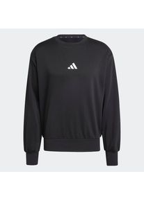 ADIDAS SPORTSWEAR, Hommes Sweat de sport 'FEELCOZY', noir / blanc
