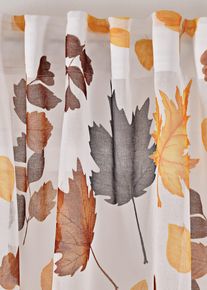 Gardine mit recyceltem Polyester (1er Pack) in beige, 175x140 cm, bonprix